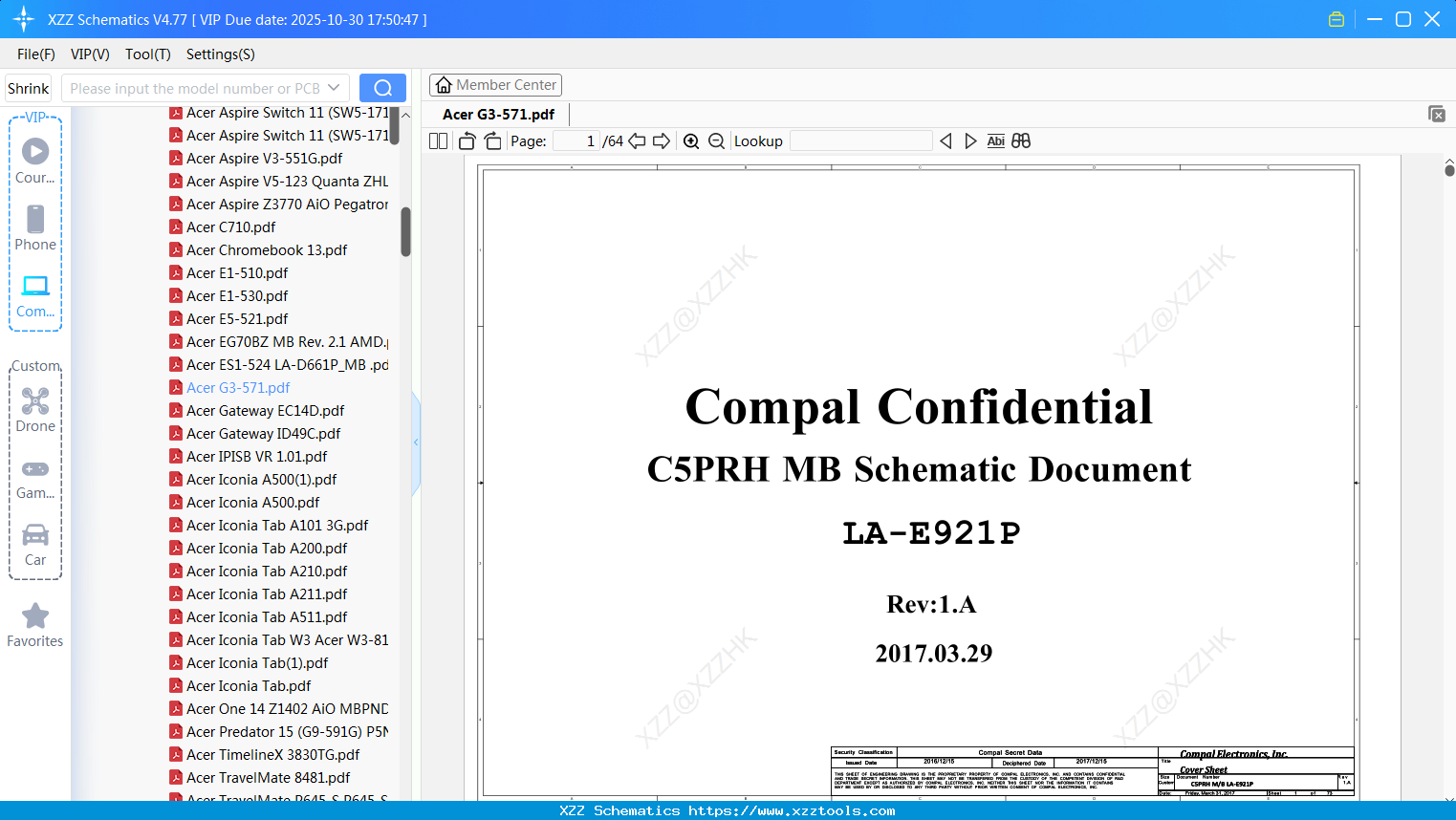 Laptop Acer G3-571